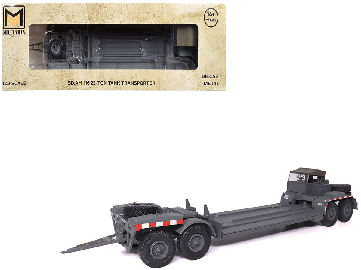 Rapid Vehicles SD.AH. 116 22-Ton Tank Transporter Gray "German Army" 1/43 Diecast Model by...