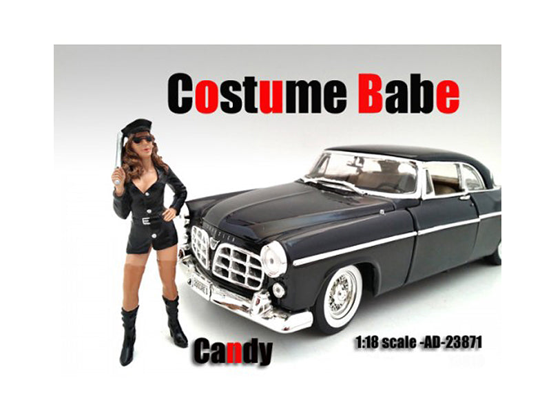 Costume Babe Candy Figure For 1:18 Scale Models by American Diorama free shipping USA