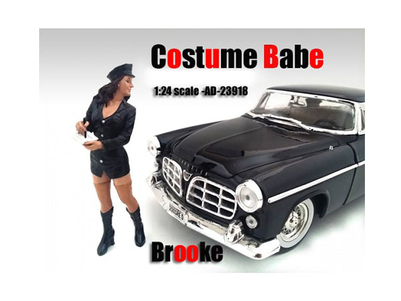 Costume Babe Brooke Figure For 1:24 Scale Models by American Diorama free shipping USA