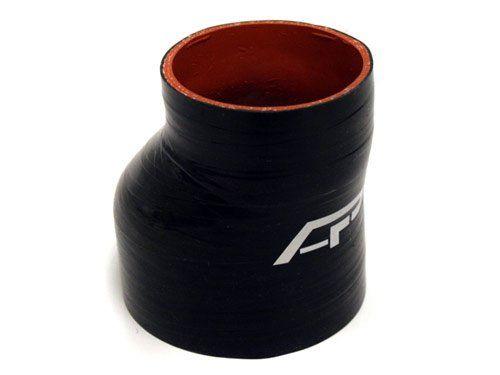 Agency Power 2.4in to 3in Offset Inlet Coupler Subaru EJ20 EJ25 Black