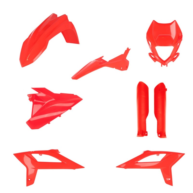 Acerbis 20-22 Beta RR/RC Full Plastic Kit - Red 2936260004