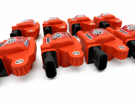 2005–2017 GM LS2/LS3/LS7/LS9/LSA Granatelli 85K Malevolent Red Coil Packs – 28-0513-CPRM