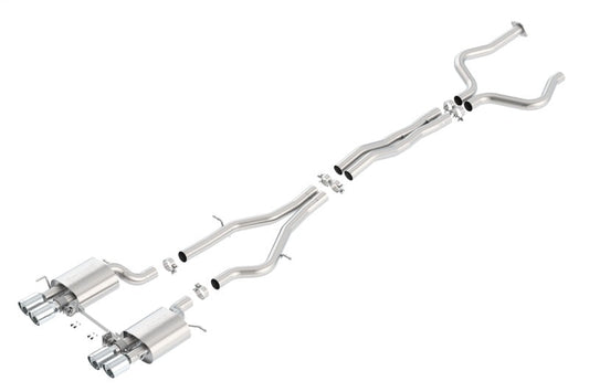 FR SPORT Borla 2016 Cadillac ATS-V 3.6L Twin Turbo Catback Exhaust 4in Tips Dual Split Rear Exit...