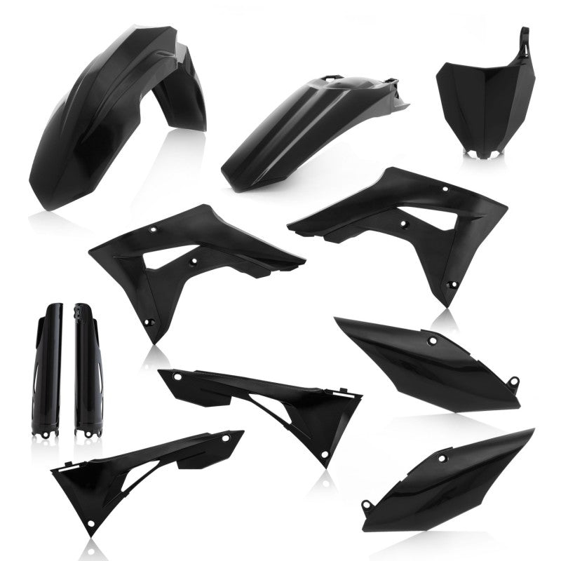 Acerbis 19-21 Honda CRF250RX/19-20 CRF450RX (Air Box Cover/ No Tank Cover) Full Plastic Kit - Blk 2736260001