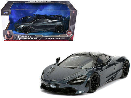 Rapid Vehicles Shaw's McLaren 720S RHD (Right Hand Drive) Metallic Gray "Fast & Furious Presents:...