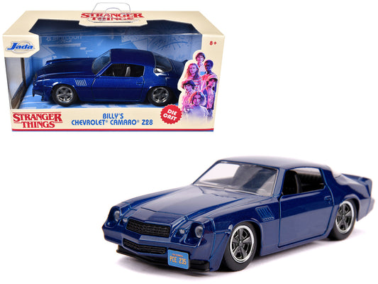 Rapid Vehicles Billy's Chevrolet Camaro Z28 Metallic Dark Blue "Stranger Things" (2016) TV Series...
