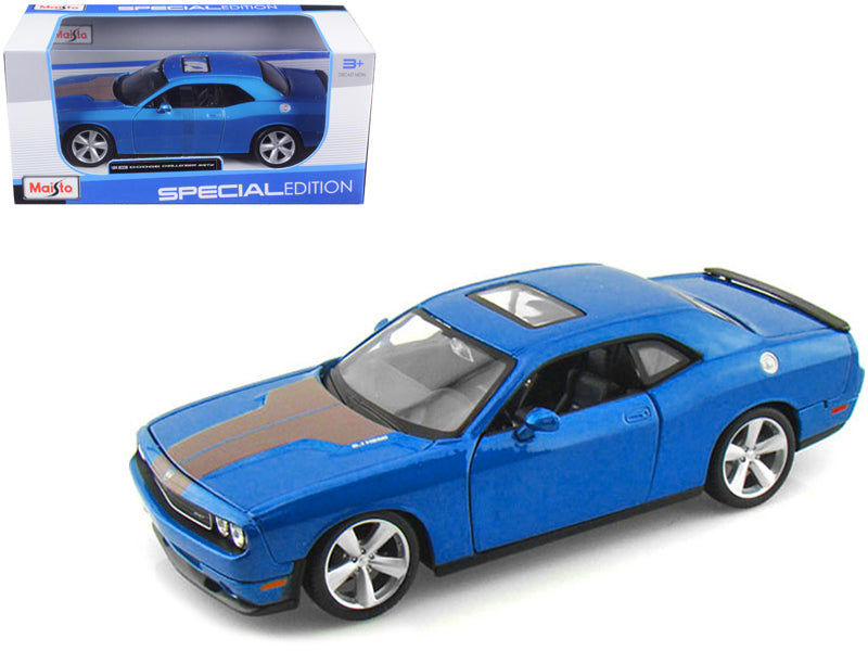2008 Dodge Challenger SRT8 Blue Metallic 1/24 Diecast Model Car by Maisto free shipping USA