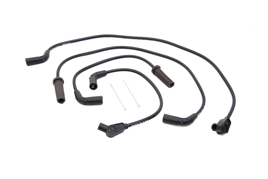 Sumax M8 Spark Plug Wire Set 8mm Black - 20038