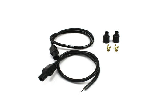 Universal Pro Black 8mm 180° Spark Plug Kit - 76085