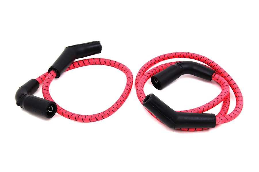 Sumax Red with Black Tracer 7mm Spark Plug Wire Set - C20236