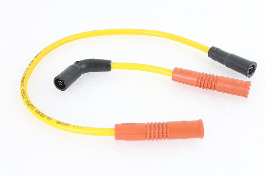 Accel 8mm S/S Spiral Core Ignition Wire Set Yellow - 171110Y