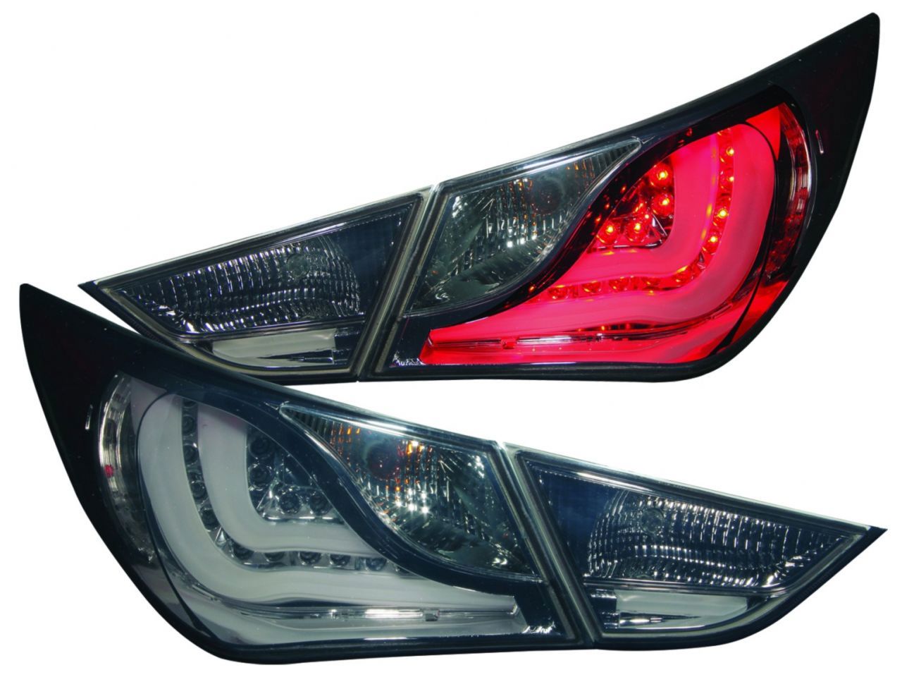 Anzo 2011-2014 Hyundai Sonata LED Taillights Smoke