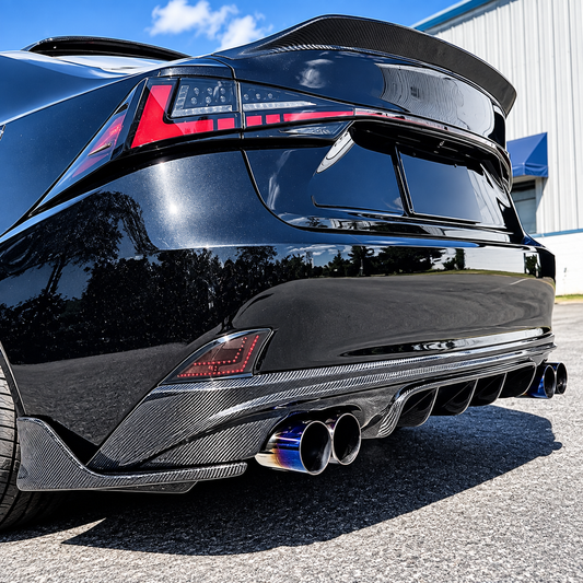 Carbon Fiber Rear Diffuser for Lexus IS250 IS300 IS350