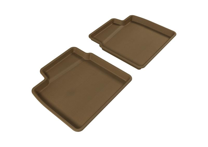3D MAXpider 2000-2005 Kia Optima Kagu 2nd Row Floormats - Tan L1KA00121502