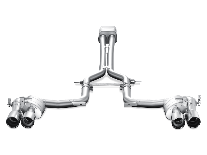 Akrapovic 09-13 Porsche Panamera (970) Evolution Line Cat Back (Titanium) w/ Titanium Tips S-PO970E