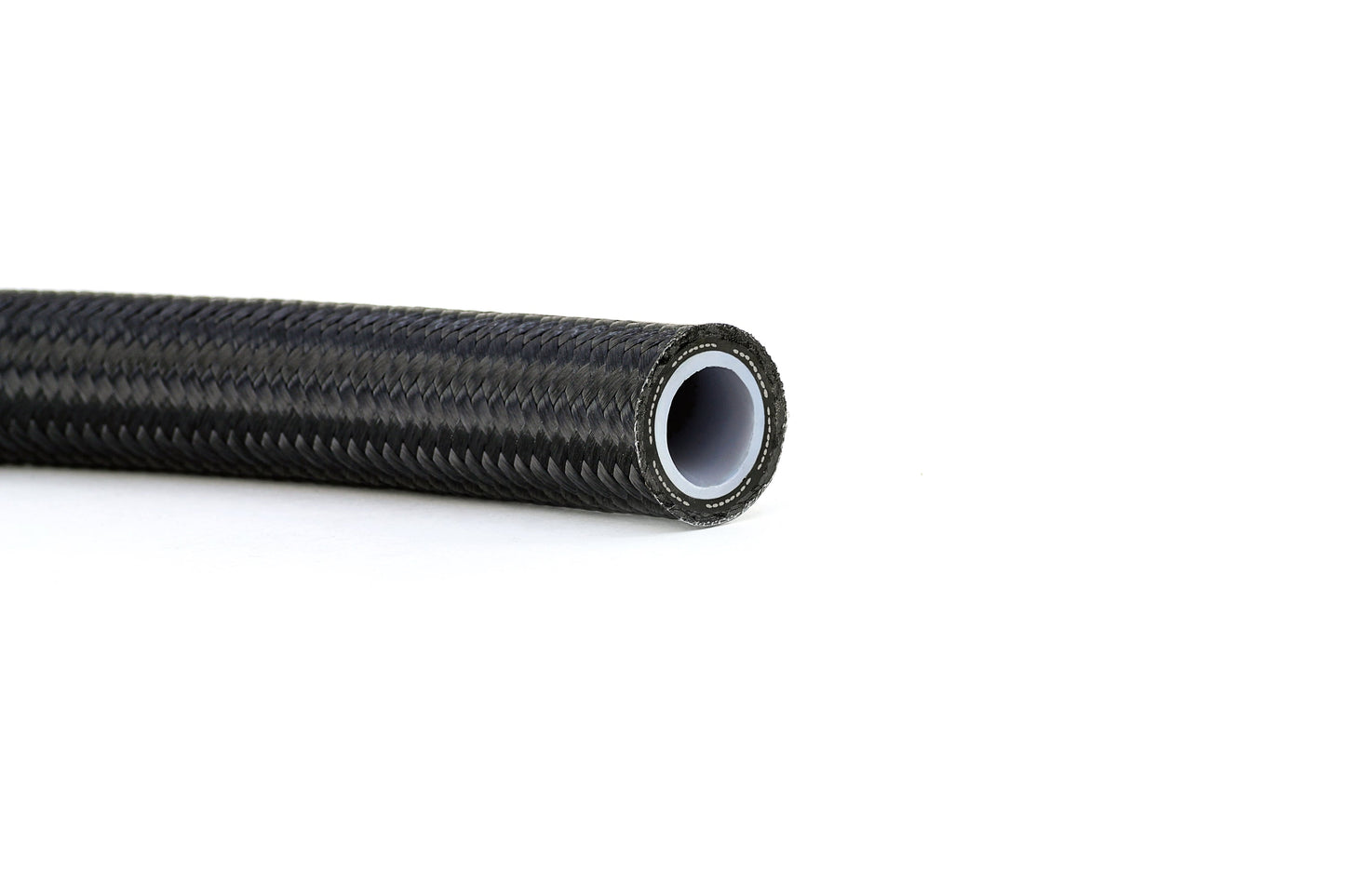 HPS Performance Products PTFE Stainless Steel Reinforced Braided Hose, Black