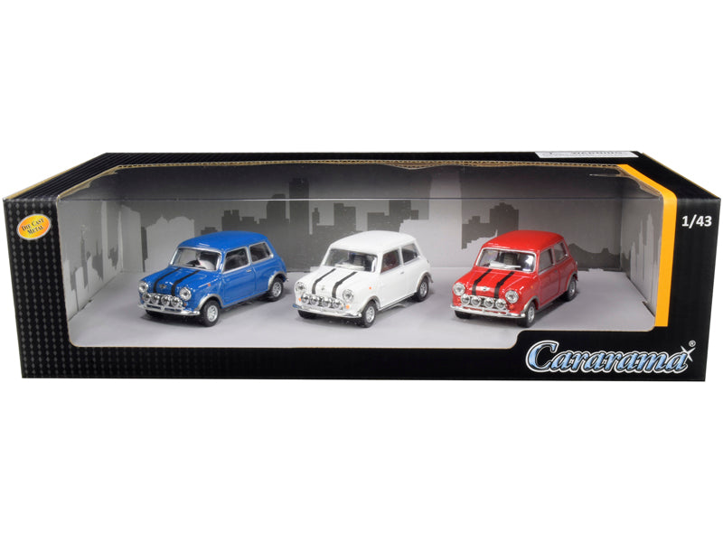 Mini Cooper 3 piece Gift Set 1/43 Diecast Model Cars by Cararama free shipping USA