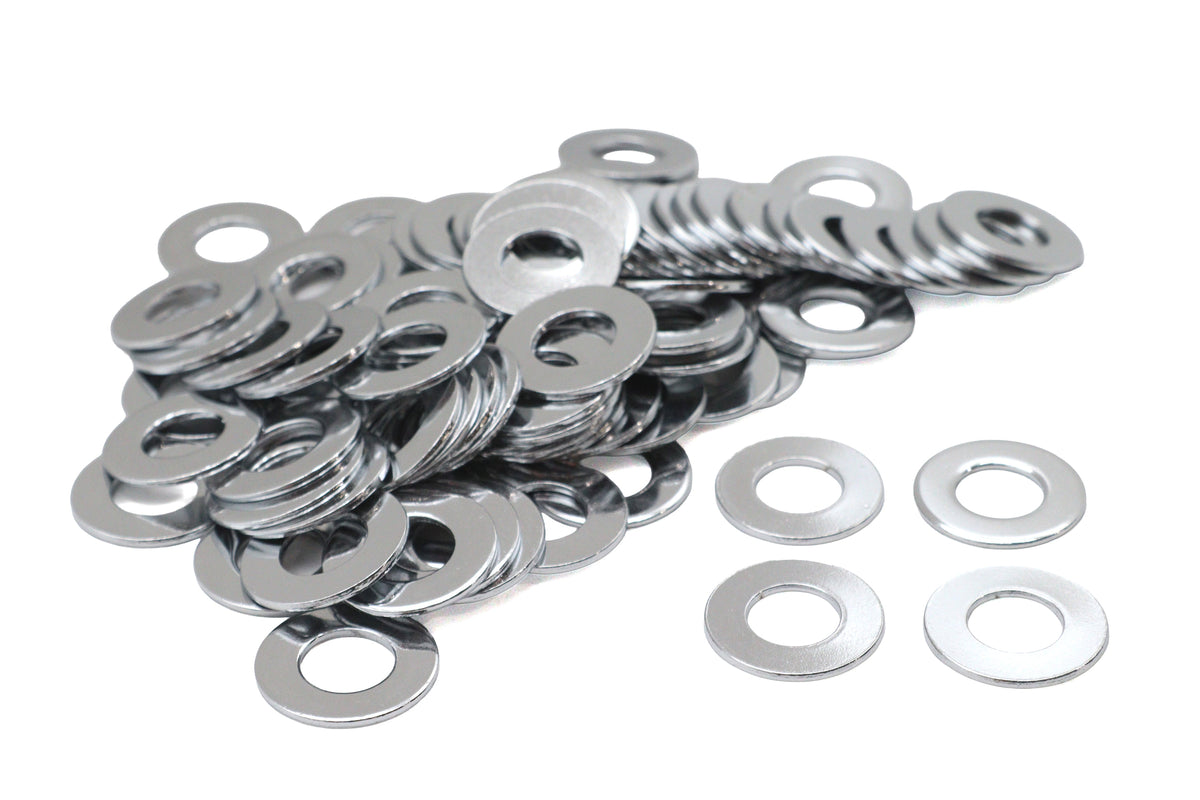Chrome Flat Washers 7/16 inch Inner Diameter - 23572