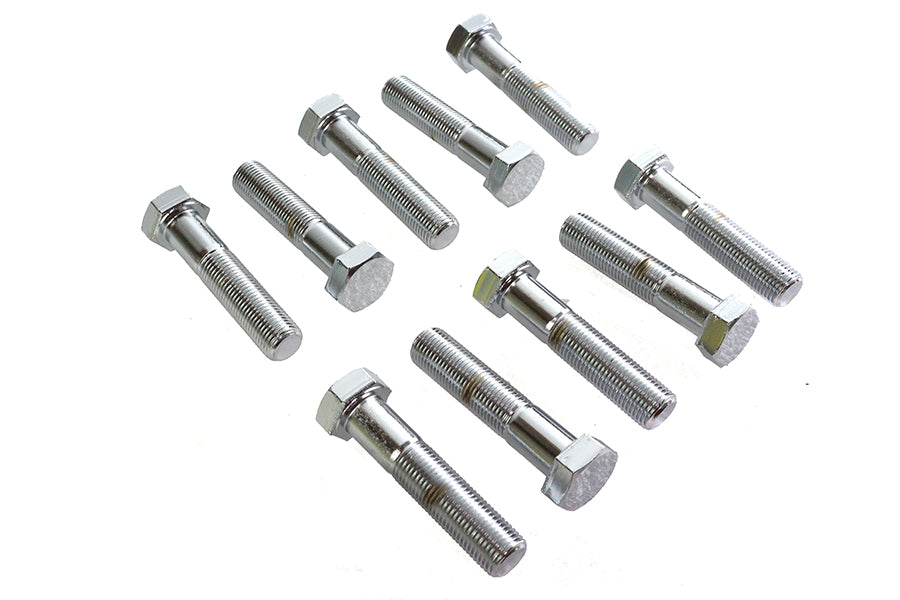 Hex Cap Bolts Chrome 1/2 inch x 2-1/4 inch - 11427