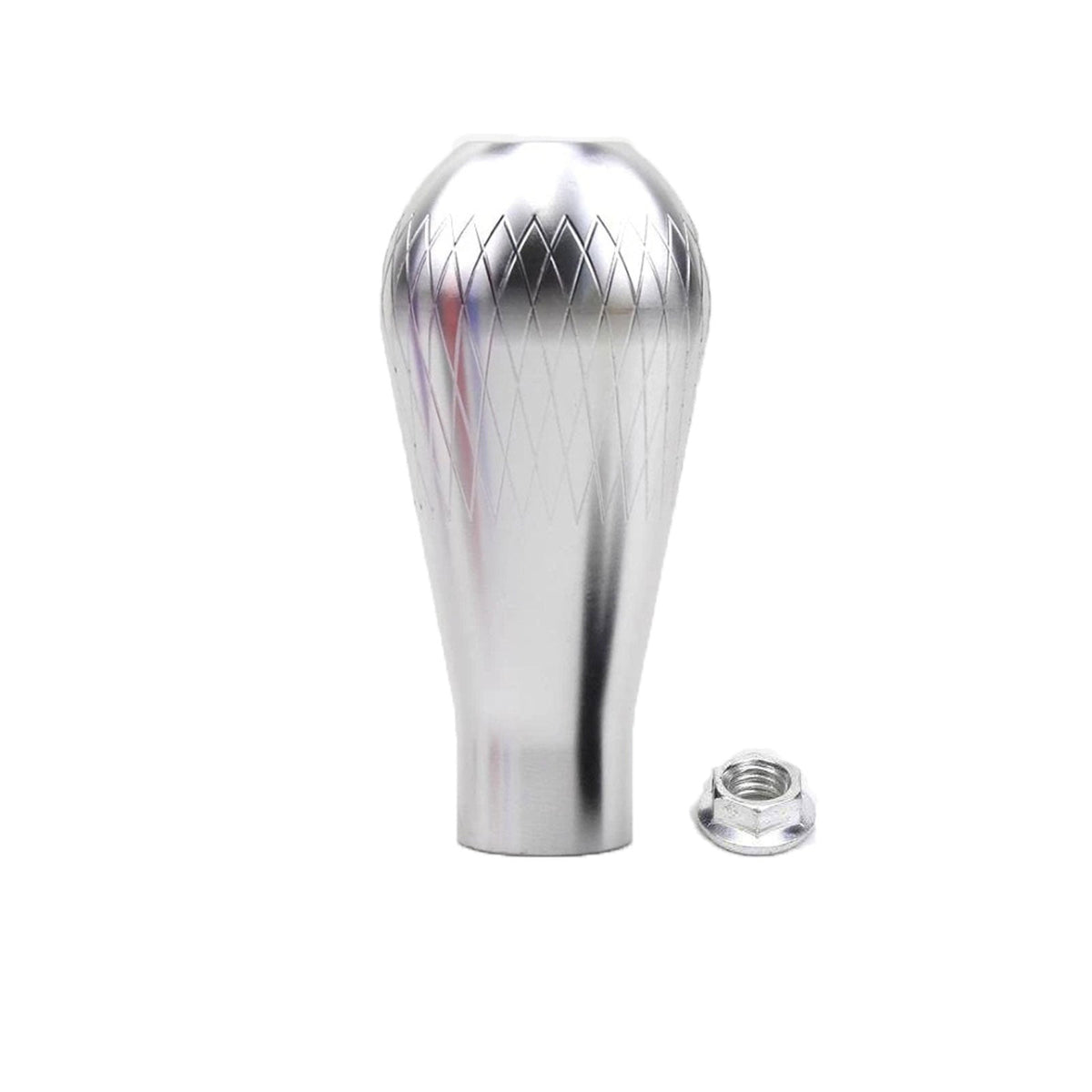 Bull Boost Performance Billet Silver Tear Drop Weighted Shift Knob 195 Grams M10 x 1.5 Aluminum...