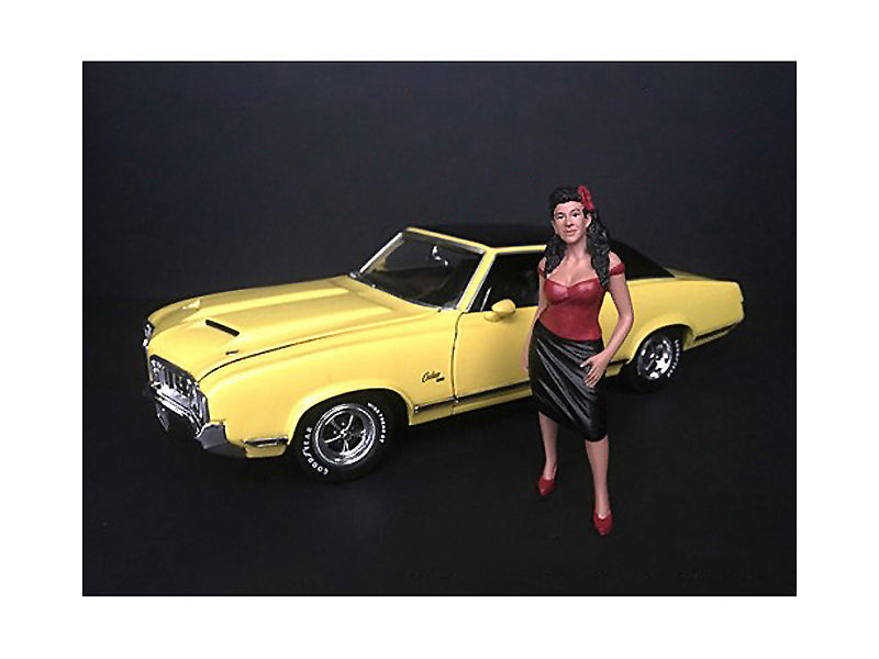 "Hanging Out II" Rosa Figurine for 1/18 Scale Models by American Diorama free shipping USA