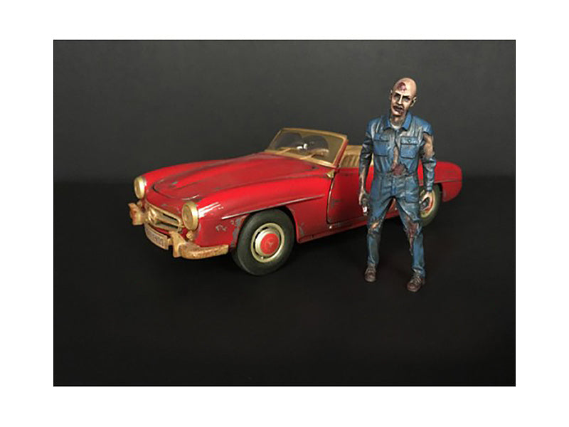 Zombie Mechanic Figurine I for 1/24 Scale Models by American Diorama free shipping USA