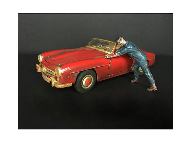 Zombie Mechanic Figurine IV for 1/24 Scale Models by American Diorama free shipping USA