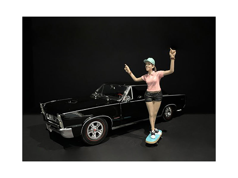 Skateboarder Figurine IV for 1/24 Scale Models by American Diorama free shipping USA