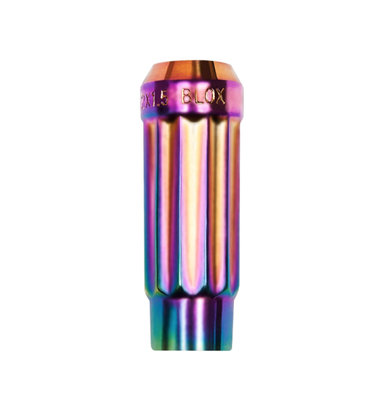 BLOX Racing 12-Sided P17 Tuner Lug Nut 12x1.5 - NEO Chrome Steel - Single Piece BXAC-00140-NEO