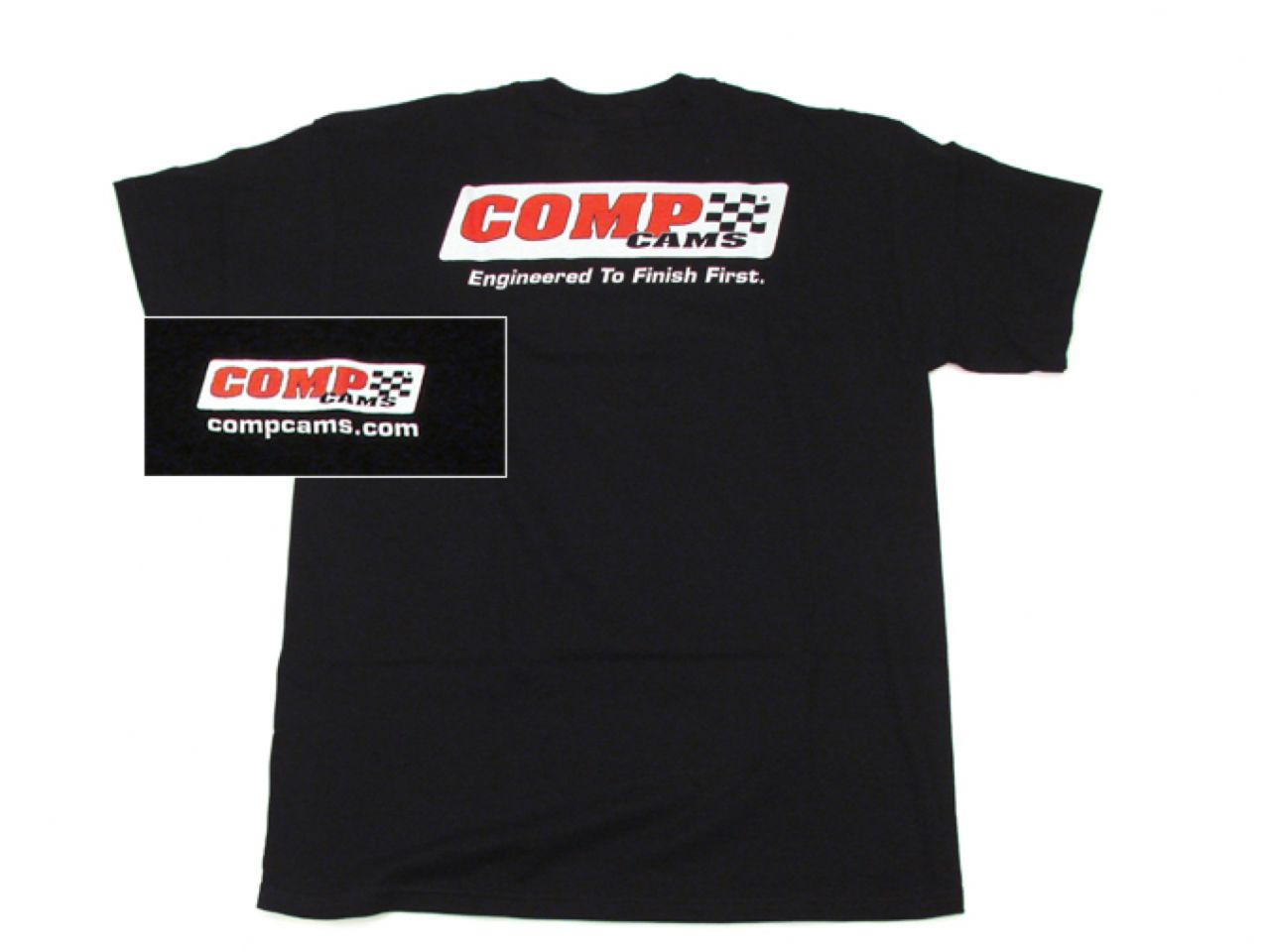 Comp Cams T-SHIRT, BLACK COMP RACING LRG