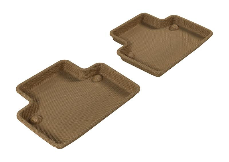 3D MAXpider 2003-2014 Volvo XC90 Kagu 2nd Row Floormats - Tan L1VV00421502