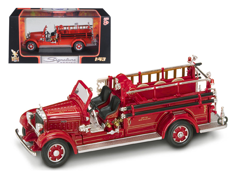1935 Mack Type 75BX Fire Engine Red 1/43 Diecast Model Car by Road Signature free shipping USA