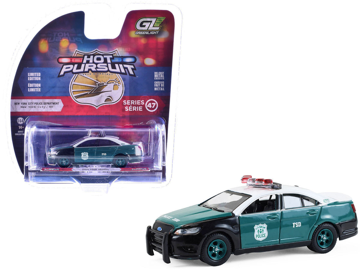 Rapid Vehicles 2014 Ford Taurus "New York Police Department (NYPD) Vintage Tribute Livery" Green...