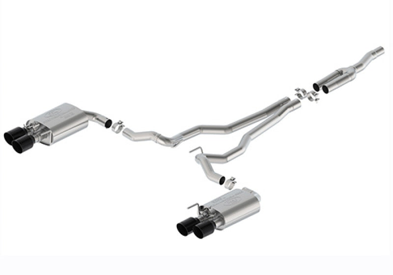 Ford Racing 2024 Mustang 2.3L Sport Active Cat-Back Exhaust - Black Tip M-5200-M2SB
