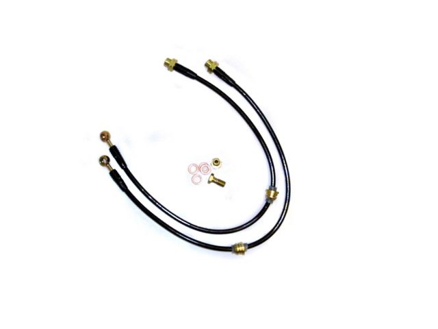 Agency Power Front Steel Braided Brake - 06-08 Lines Audi A3