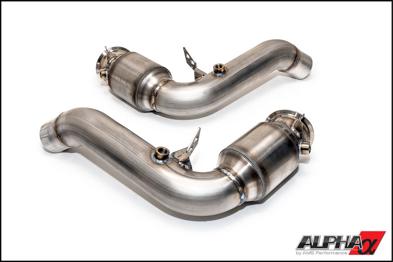 FR SPORT AMS Performance 12-16 BMW M5 (F10) / 12-16 BMW M6 (F06/F12/13) Alpha 3in Downpipes w/Cat...