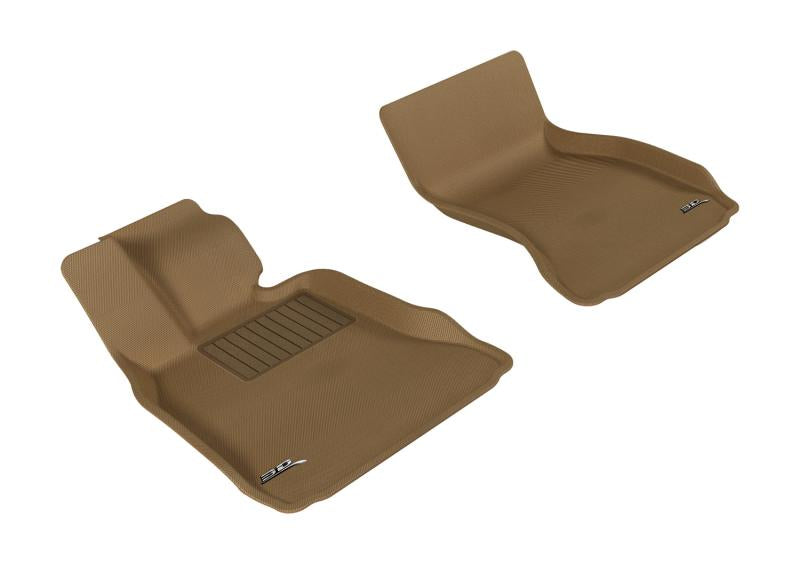 FR SPORT 3D MAXpider 2009-2015 BMW 7 Series/Li F01/F02/F04 Kagu 1st Row Floormat - Tan L1BM05211502