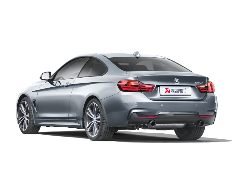Akrapovic 16-17 BMW 340i (F30 F31) Evolution Line Cat Back (SS) w/ Carbon Tips (Req. Link Pipe) MTP-BM/SS/2H