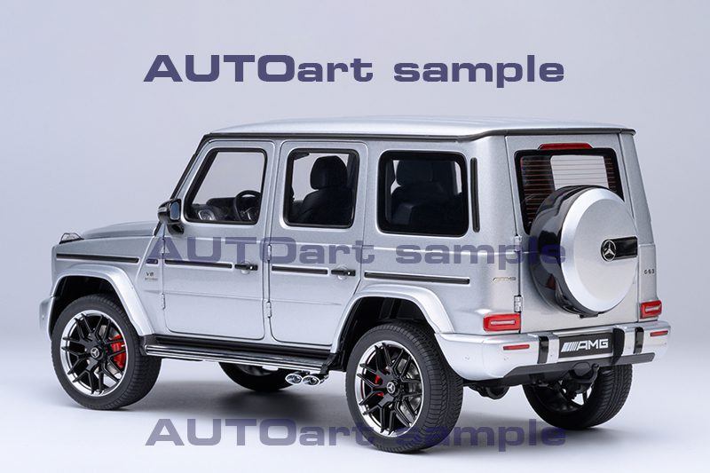 AUTOart 2019 Mercedes-Benz G63 AMG 4x4 G-Class Iridium Silver 1:18