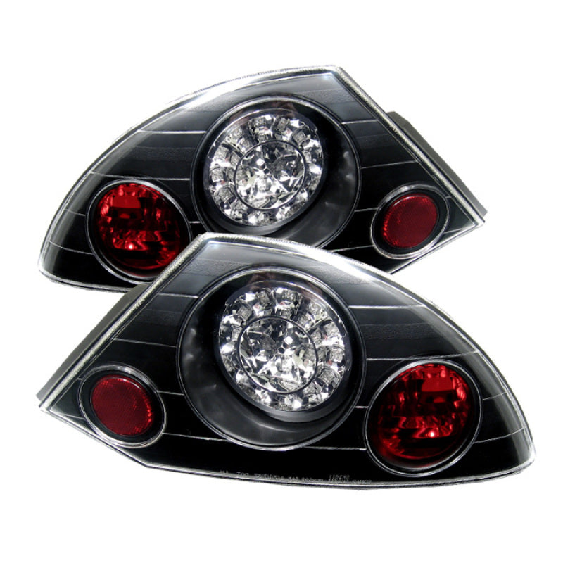 SPYDER Mitsubishi Eclipse 00-02 LED Tail Lights Black ALT-YD-ME00-LED-BK 5006318