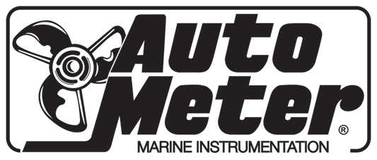 AutoMeter Marine Carbon Fiber 5in In-Dash Tachometer 0-8000 RPM 200797-40