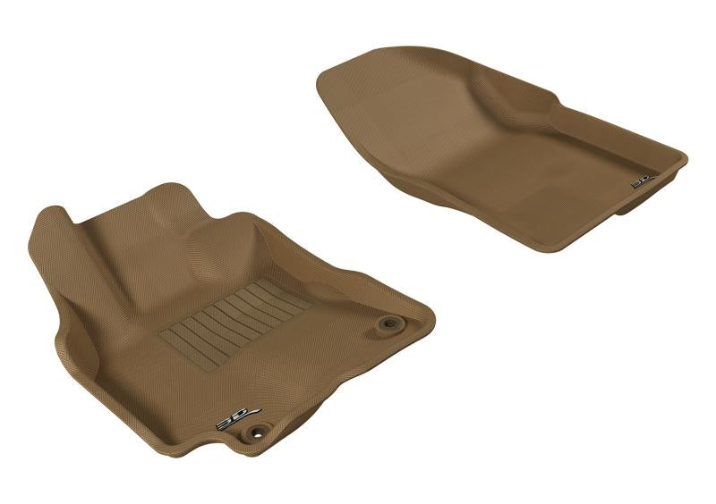 FR SPORT 3D MAXpider 2009-2013 Pontiac/Toyota Vibe/Corolla Kagu 1st Row Floormat - Tan L1PA00111502