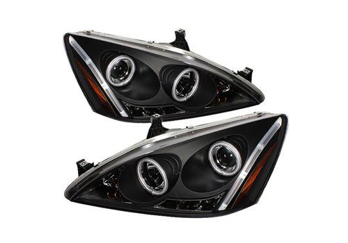 Spyder Auto Honda Accord 03-07 CCFL LED Projector Headlights Black