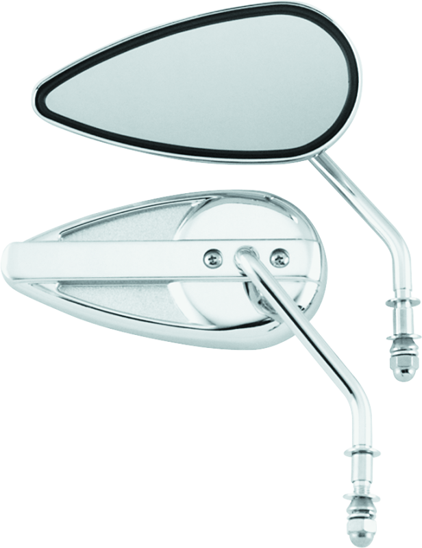 Bikers Choice Chrome Teardrop Mirror 489828