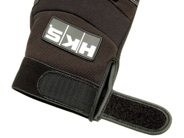 FR SPORT HKS Large Black Mechanic Gloves - View 7