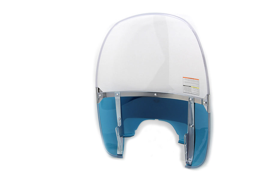 Beaded Windshield Blue Lower - N2237