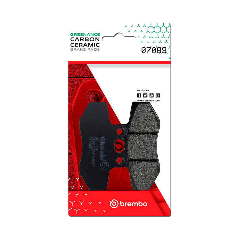 Brembo OE Aprilia Rx/Tomos 125Se Carbon Ceramic Brake Pad - Front 07089