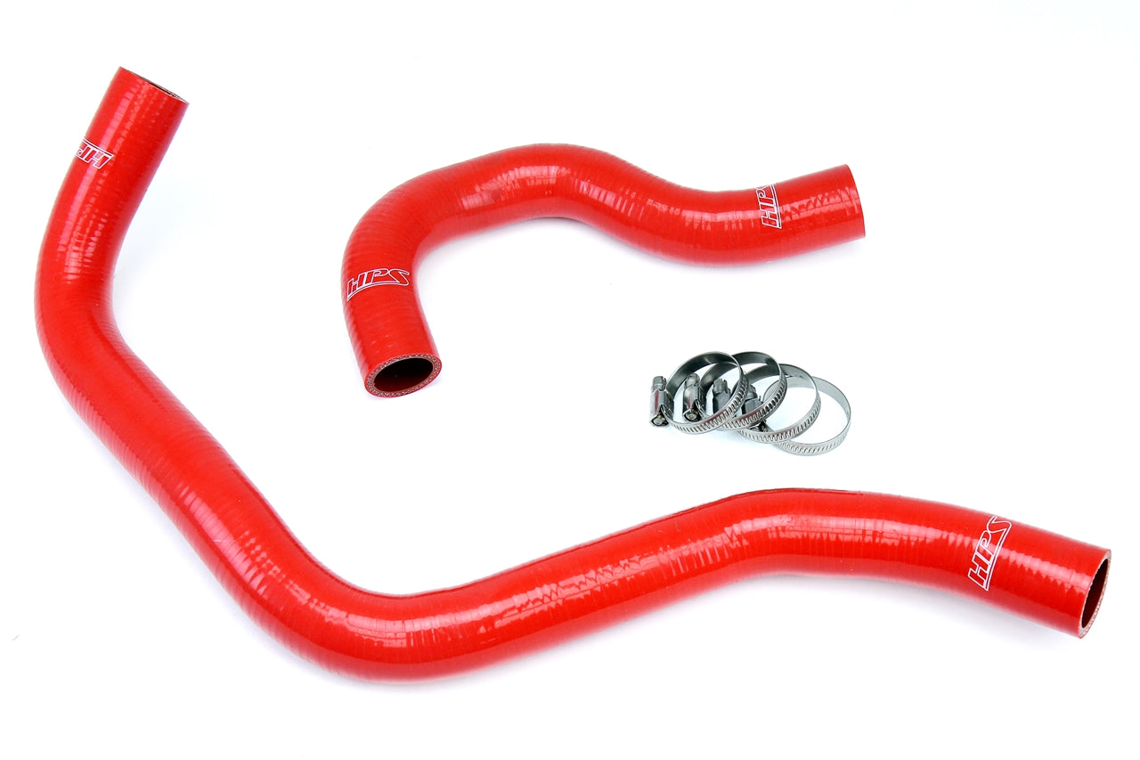 HPS Performance HPS Red Reinforced Silicone Radiator Hose Kit Coolant Acura 90-93 Integra B18 B20