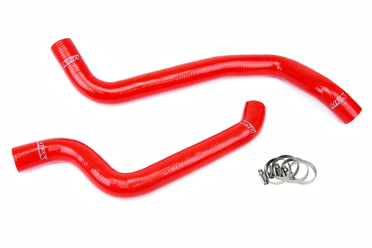 HPS Performance Products HPS Red Reinforced Silicone Radiator Hose Kit Coolant Dodge 91-96 Stealth DOHC NA & Turbo