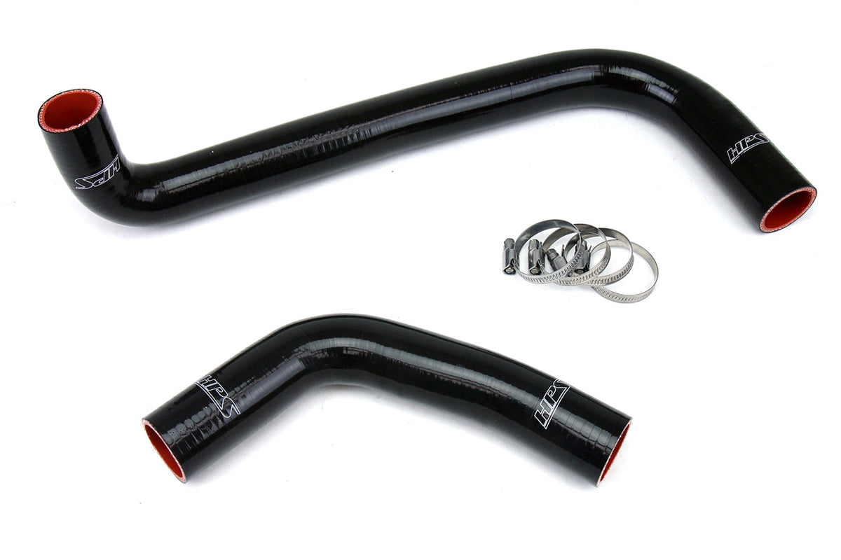 FR SPORT HPS Performance Products HPS Black Reinforced Silicone Radiator Hose Kit Coolant Toyota...